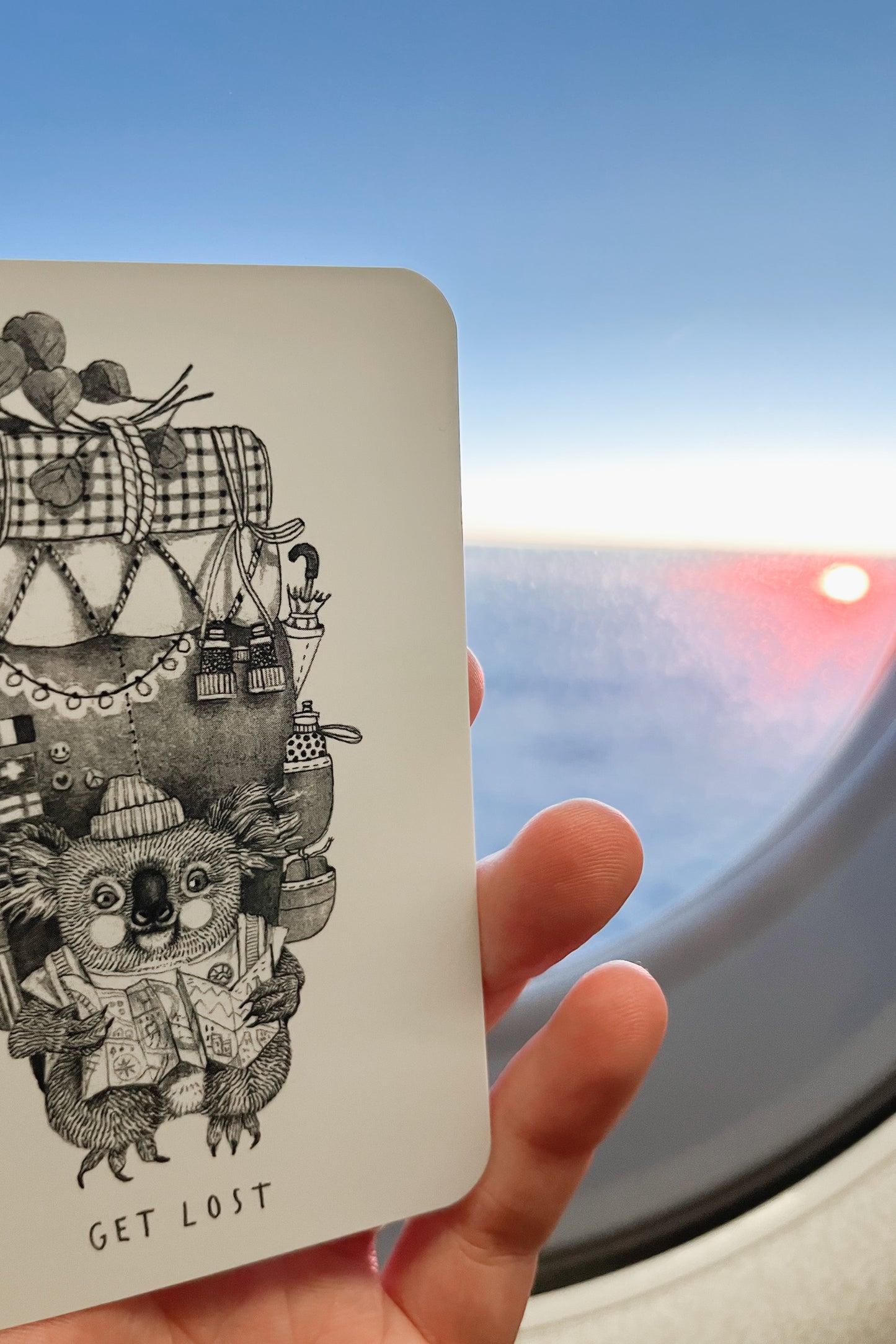 'Voyage Voyage' Travel Affirmation Karten