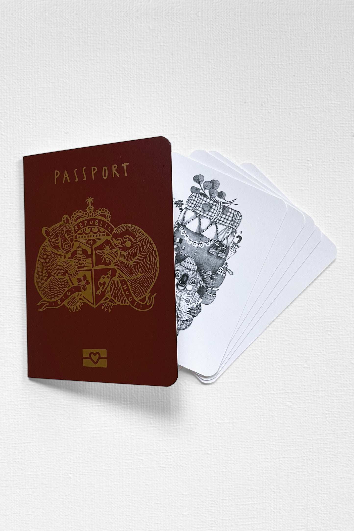 'Voyage Voyage' Travel Affirmation Karten