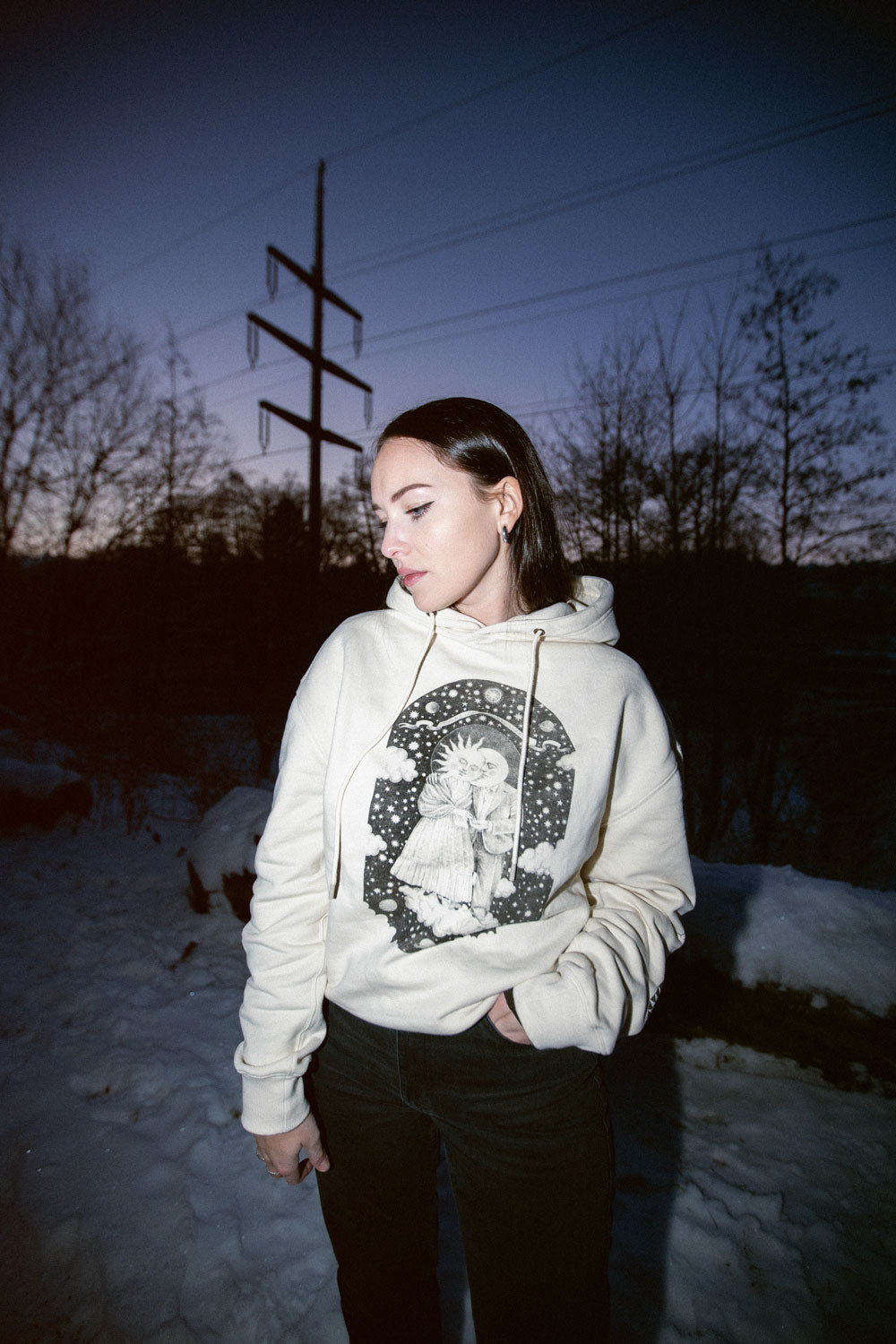 Yours Is the Light Hoodie - Moon Dust